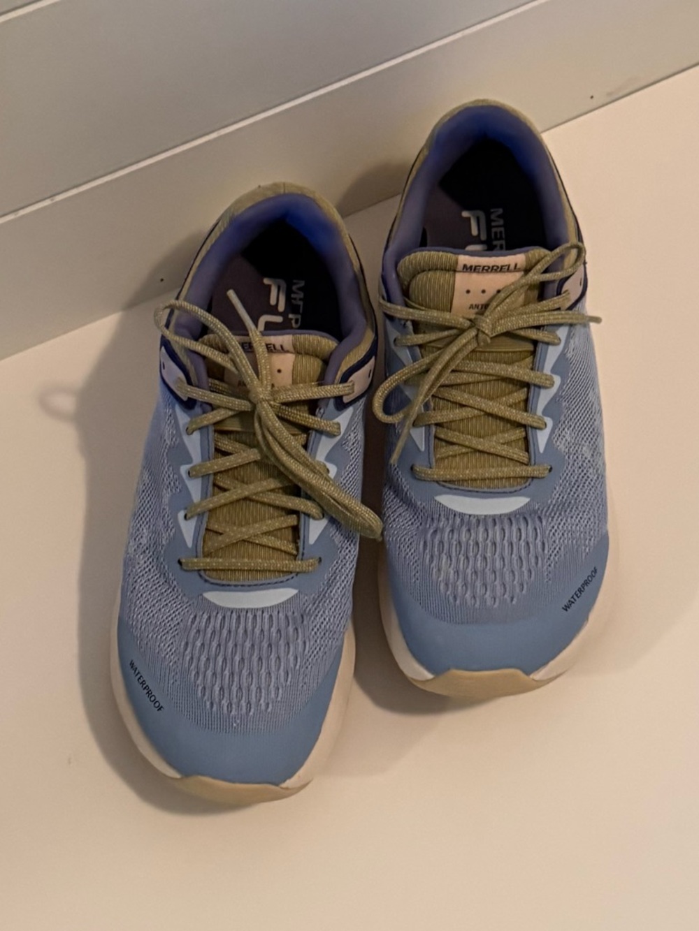Merrell Antora 4 Women’s Trail Running Shoes Blue FloatPro Sneakers Size 8.5